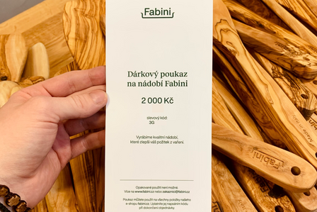 Odeslání do Vánoc a dárkové poukazy s vařečkou