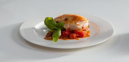 Kuřecí prsa s rajčaty a bazalkou podle Zdeňka Pohlreicha