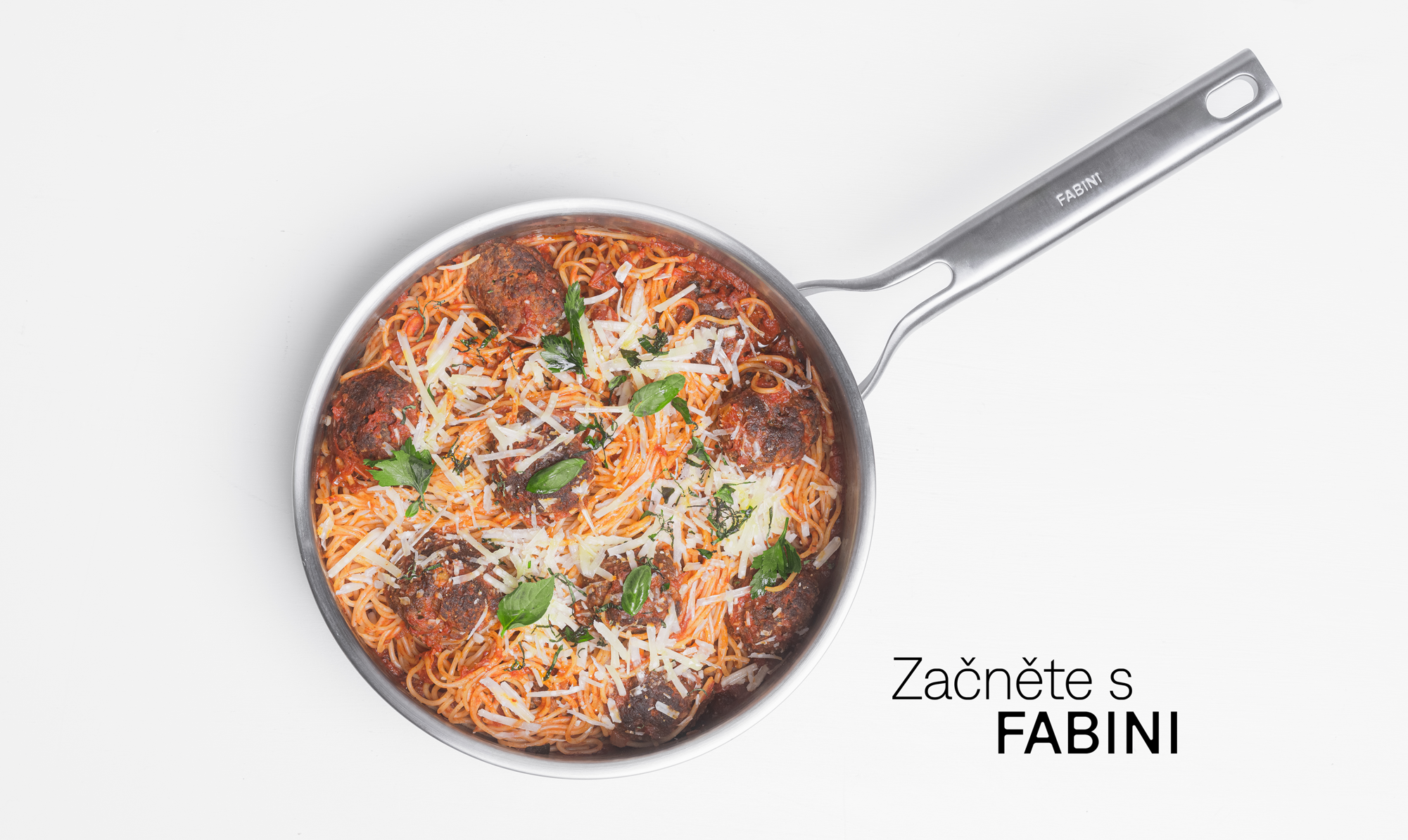 Masové kuličky v rajčatové omáčce v hluboké pánvi 🍝