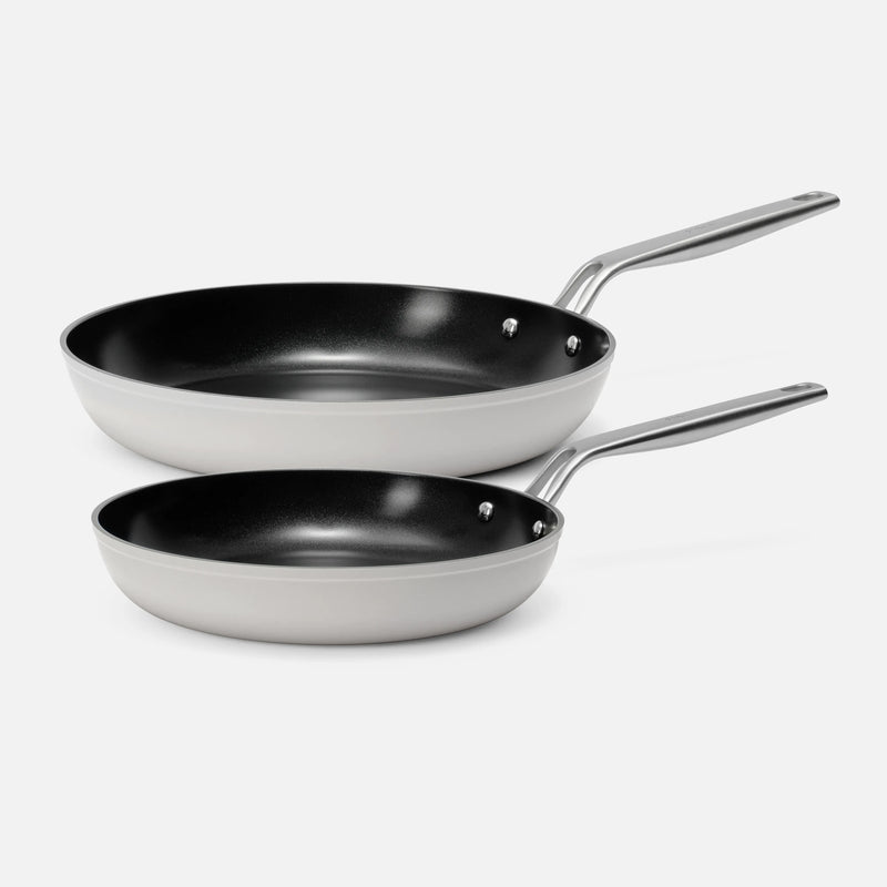 Sada pánví Meda 4.0, 2 díly - Nepřilnavé pánve s keramickým povrchem, šedá