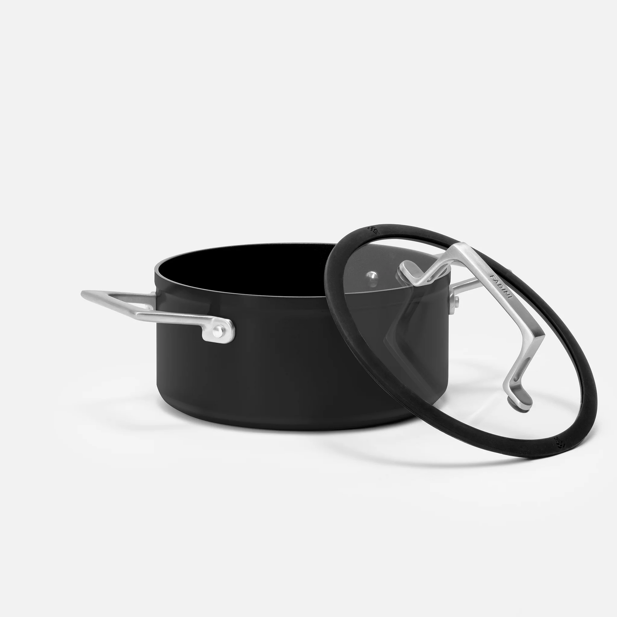 Hrnec Meda 4.0, ø 20 cm (2,4 l) - Nepřilnavý hrnec s keramickým povrchem s poklicí, černý