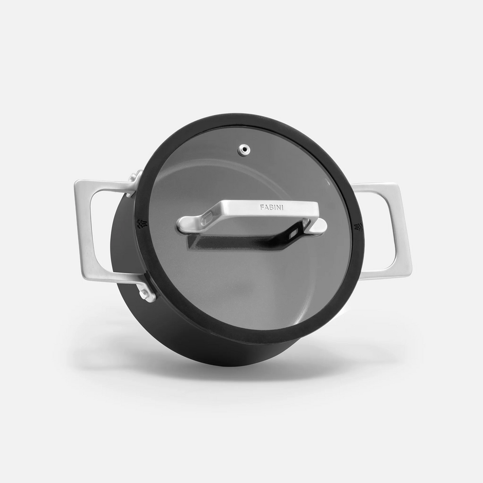 Sada hrnců Meda 4.0, 6 dílů - Nepřilnavé nádobí s keramickým povrchem, černé