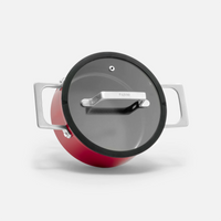 Hrnec Meda 4.0, ø 20 cm (2,4 l) - Nepřilnavý hrnec s keramickým povrchem s poklicí, vínový