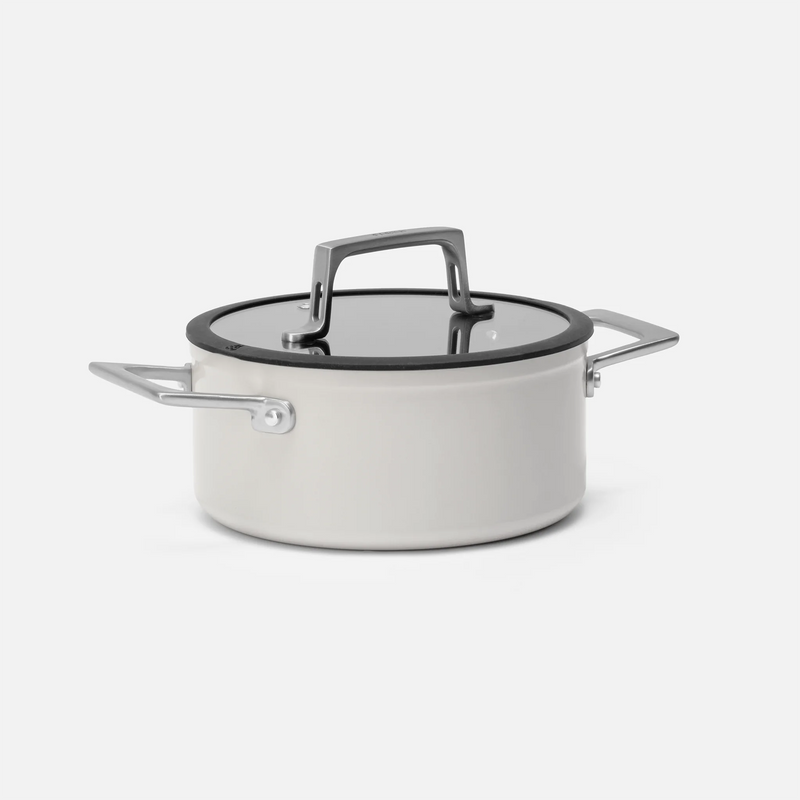 Hrnec Meda 4.0, ø 20 cm (2,4 l) - Nepřilnavý hrnec s keramickým povrchem s poklicí, šedý