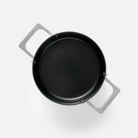 Hrnec Meda 4.0, ø 20 cm (2,4 l) - Nepřilnavý hrnec s keramickým povrchem s poklicí, šedý