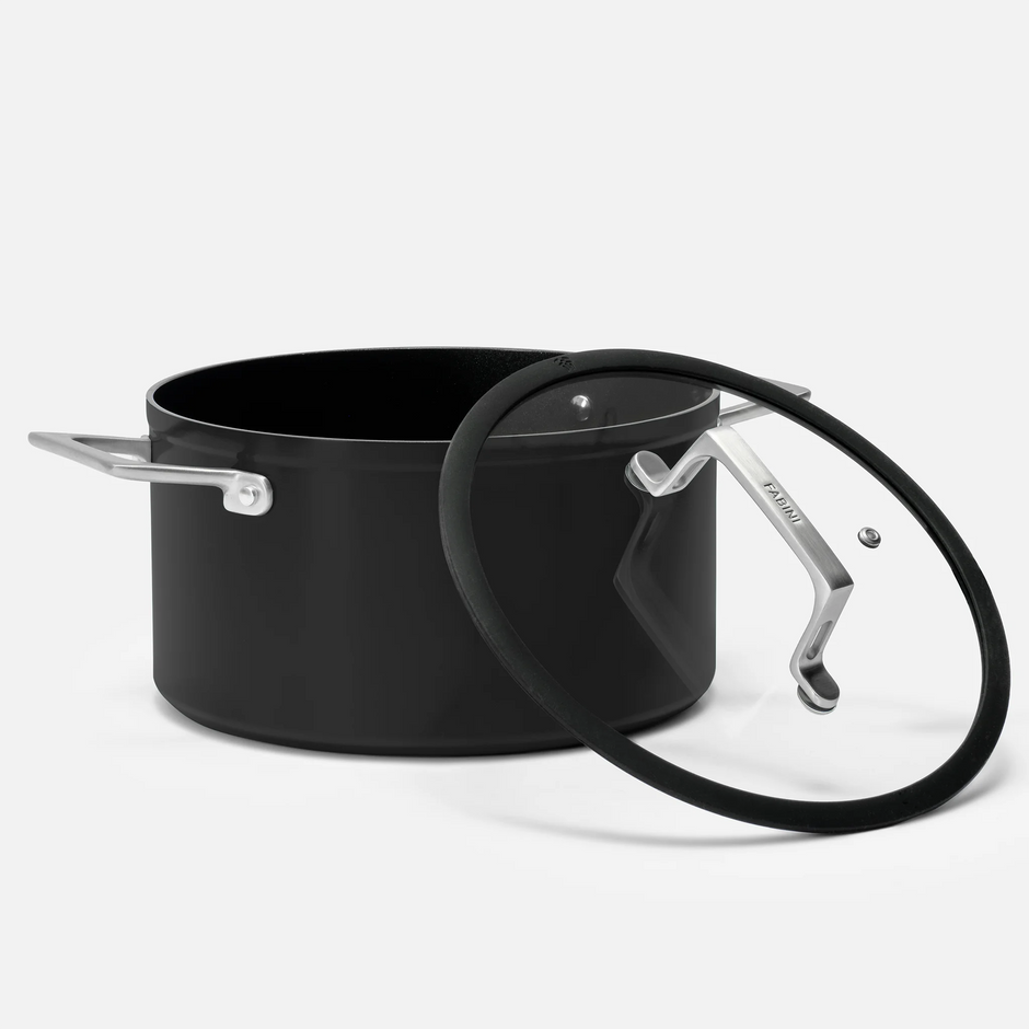 Sada hrnců Meda 4.0, 6 dílů - Nepřilnavé nádobí s keramickým povrchem, černé