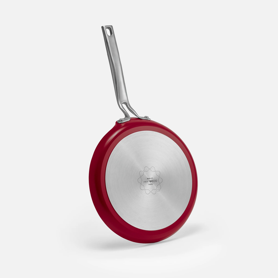 Palačinková pánev Meda 4.0, ø 26 cm - Nepřilnavá pánev s keramickým povrchem bez poklice, vínová