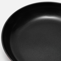 Pánev Meda 4.0, ø 30 cm - Nepřilnavá pánev s keramickým povrchem bez poklice, vínová