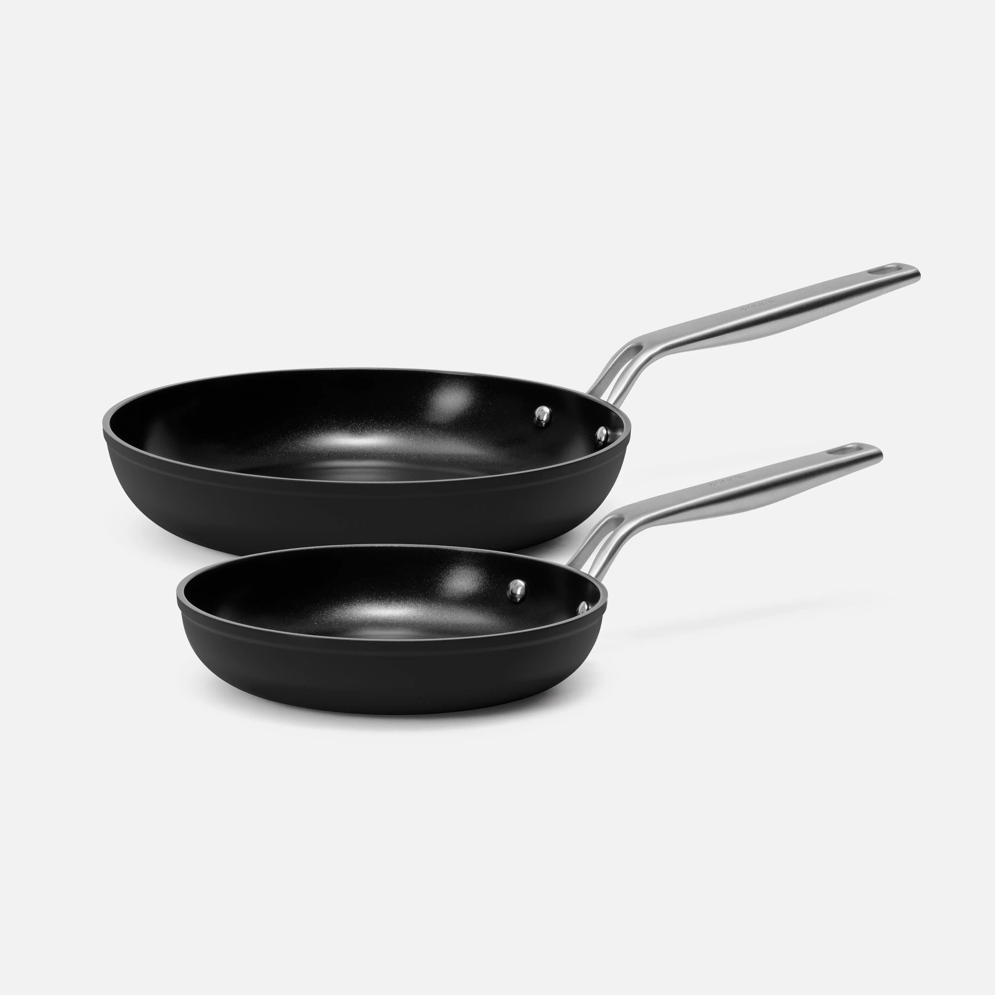 Sada pánví Meda 4.0, ø 20 cm + ø 26 cm, 2 díly - Nepřilnavé pánve s keramickým povrchem, černé