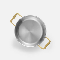 Kastrol FABINI & Forejt, ø 24 cm (5,5 l) - Nerezový beznýtový kastrol z vícevrstvé nerezové oceli s poklicí