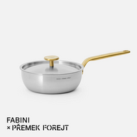 Kónický rendlík FABINI & Forejt, ø 20 cm (1,5 l) - Nerezový beznýtový rendlík z vícevrstvé nerezové oceli s poklicí