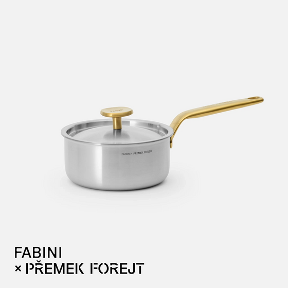 Rendlík FABINI & Forejt, ø 16 cm (1,2 l) - Nerezový beznýtový rendlík z vícevrstvé nerezové oceli s poklicí