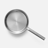 Hluboká pánev Core Standard, ø 24 cm (2,5 l) - Nerezová beznýtová pánev z jednovrstvé nerezové oceli s poklicí