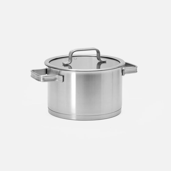 Hrnec Core Standard, ø 20 cm (3,5 l) - Nerezový beznýtový hrnec z jednovrstvé nerezové oceli s poklicí