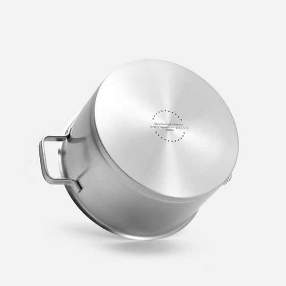 Hrnec Core Standard, ø 26 cm (7 l) - Nerezový beznýtový hrnec z jednovrstvé nerezové oceli s poklicí