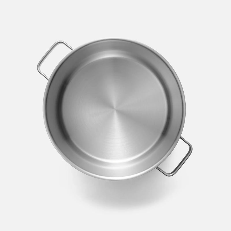 Hrnec Core Standard, ø 28 cm (11 l) - Nerezový beznýtový hrnec z jednovrstvé nerezové oceli s poklicí