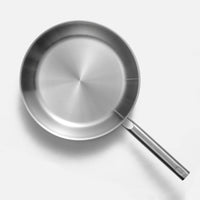 Pánev Core Standard, ø 30 cm - Nerezová beznýtová pánev z jednovrstvé nerezové oceli bez poklice