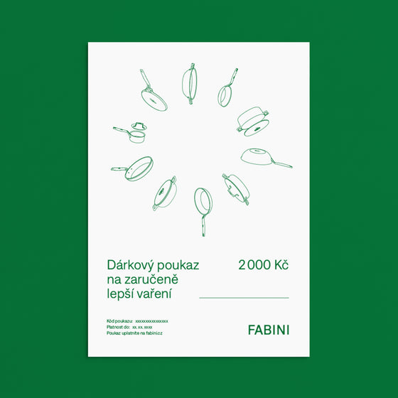 Dárkový poukaz elektronický 2 000 Kč