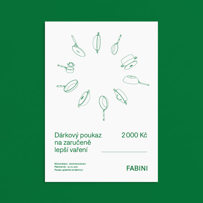 Dárkový poukaz elektronický 2 000 Kč