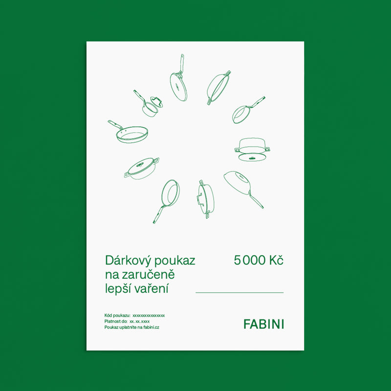 Dárkový poukaz elektronický 5 000 Kč
