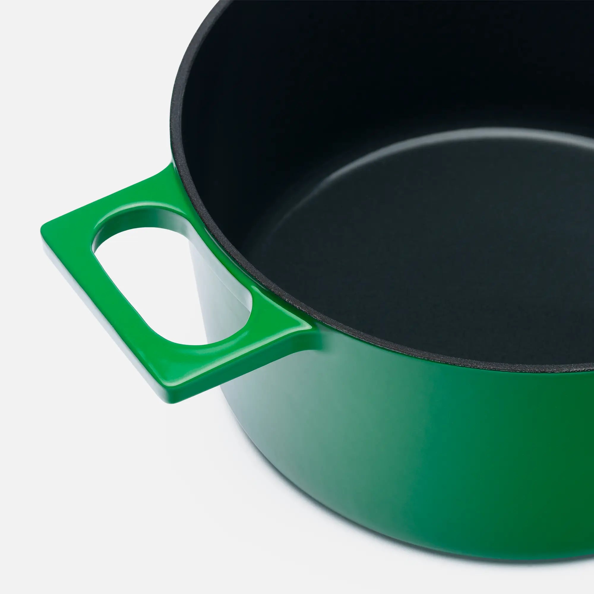 Kastrol Mattia 3.0 Standard, ø 26 cm (5,5 l) - Smaltovaný litinový kastrol s poklicí, lesklý zelený