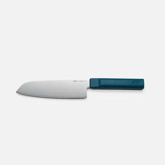 Santoku nůž Trino Economy, 17 cm - Nůž z německé oceli, modrý
