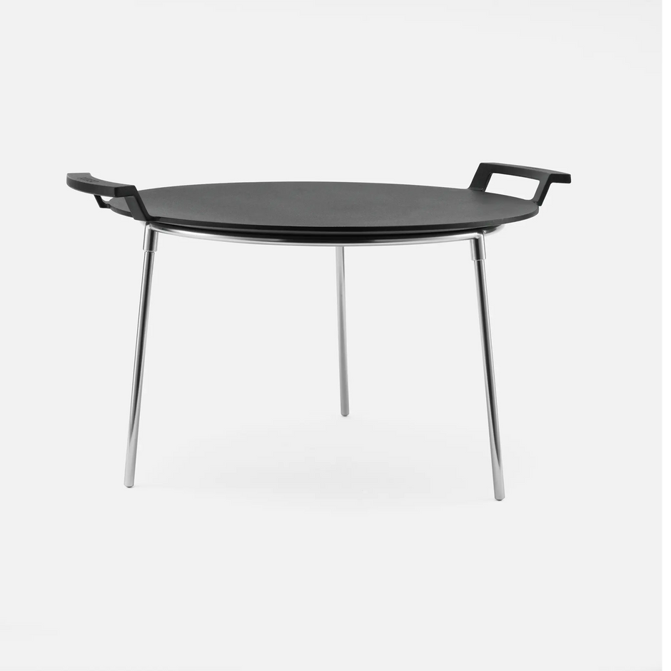 Sada na oheň FABINI & FUEGO, ø 41 cm, 6 dílů - Litinový tál, ocelový rošt a skruž