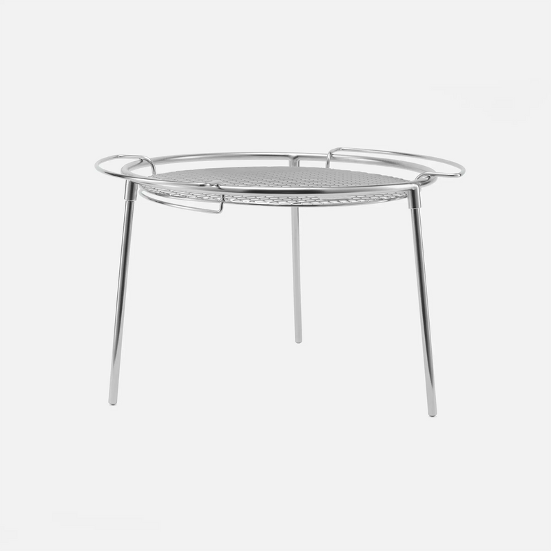 Sada na oheň FABINI & FUEGO, ø 41 cm, 6 dílů - Litinový tál, ocelový rošt a skruž