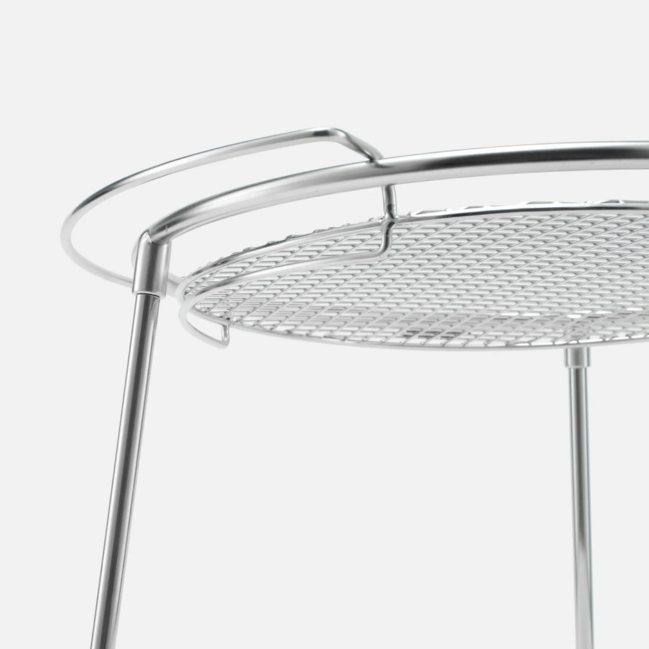 Sada na oheň FABINI & FUEGO, ø 41 cm, 6 dílů - Litinový tál, ocelový rošt a skruž