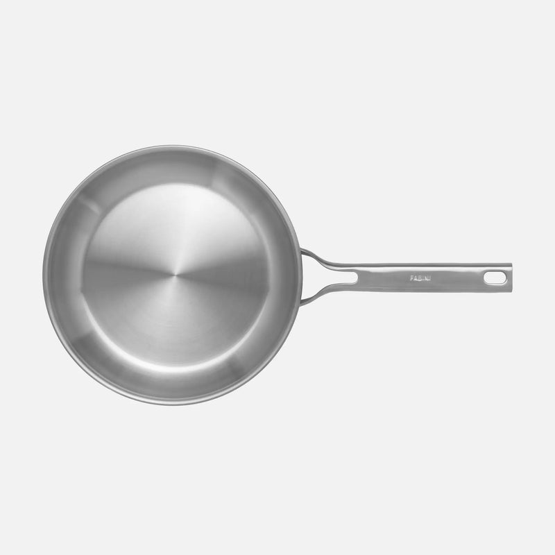 Pánev FABINI & Chili Ta, ø 26 cm - Nerezová beznýtová pánev z vícevrstvé nerezové oceli bez poklice