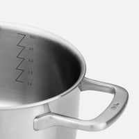 Hrnec FABINI & Pohlreich, ø 20 cm (3 l) - Nerezový beznýtový hrnec z pětivrstvé nerezové oceli s poklicí