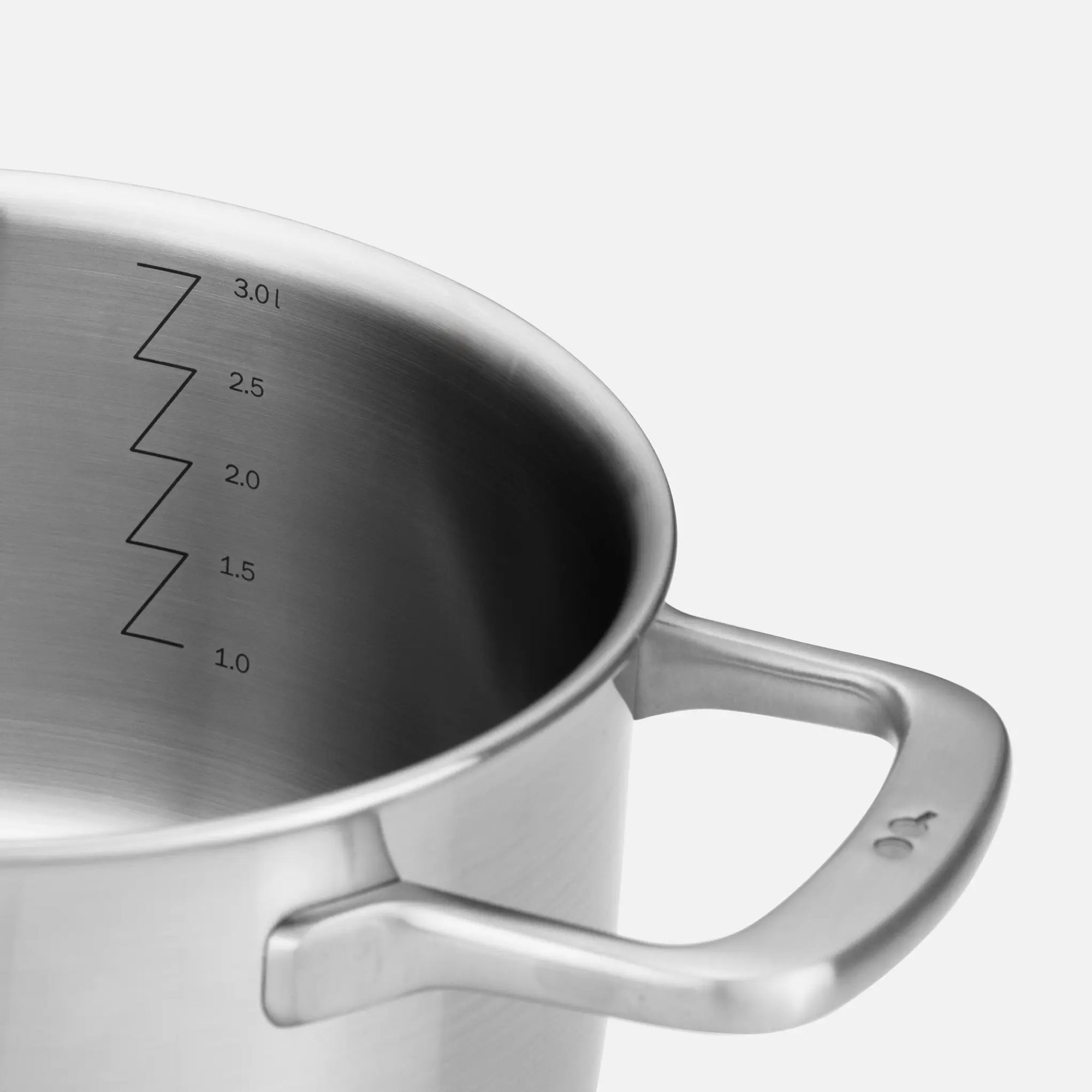 Hrnec FABINI & Pohlreich, ø 20 cm (3 l) - Nerezový beznýtový hrnec z pětivrstvé nerezové oceli s poklicí