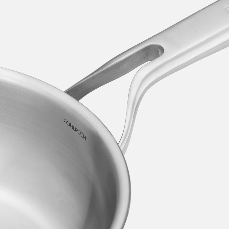 Kónický rendlík FABINI & Pohlreich, ø 20 cm (1,5 l) - Nerezový rendlík z pětivrstvé nerezové oceli s poklicí