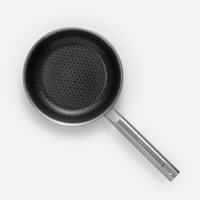 Pánev Hybrid, ø 20 cm - Nerezová beznýtová pánev s keramickým hybridním povrchem z vícevrstvé nerezové oceli bez poklice