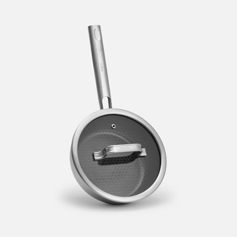 Kónický rendlík Hybrid, ø 20 cm (1,5 l) - Nerezový beznýtový rendlík s keramickým hybridním povrchem z vícevrstvé nerezové oceli s poklicí