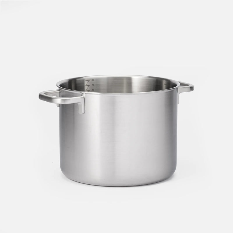 Hrnec FABINI & Pohlreich 2.0, ø 24 cm (8 l) - Nerezový beznýtový hrnec z vícevrstvé nerezové oceli s poklicí