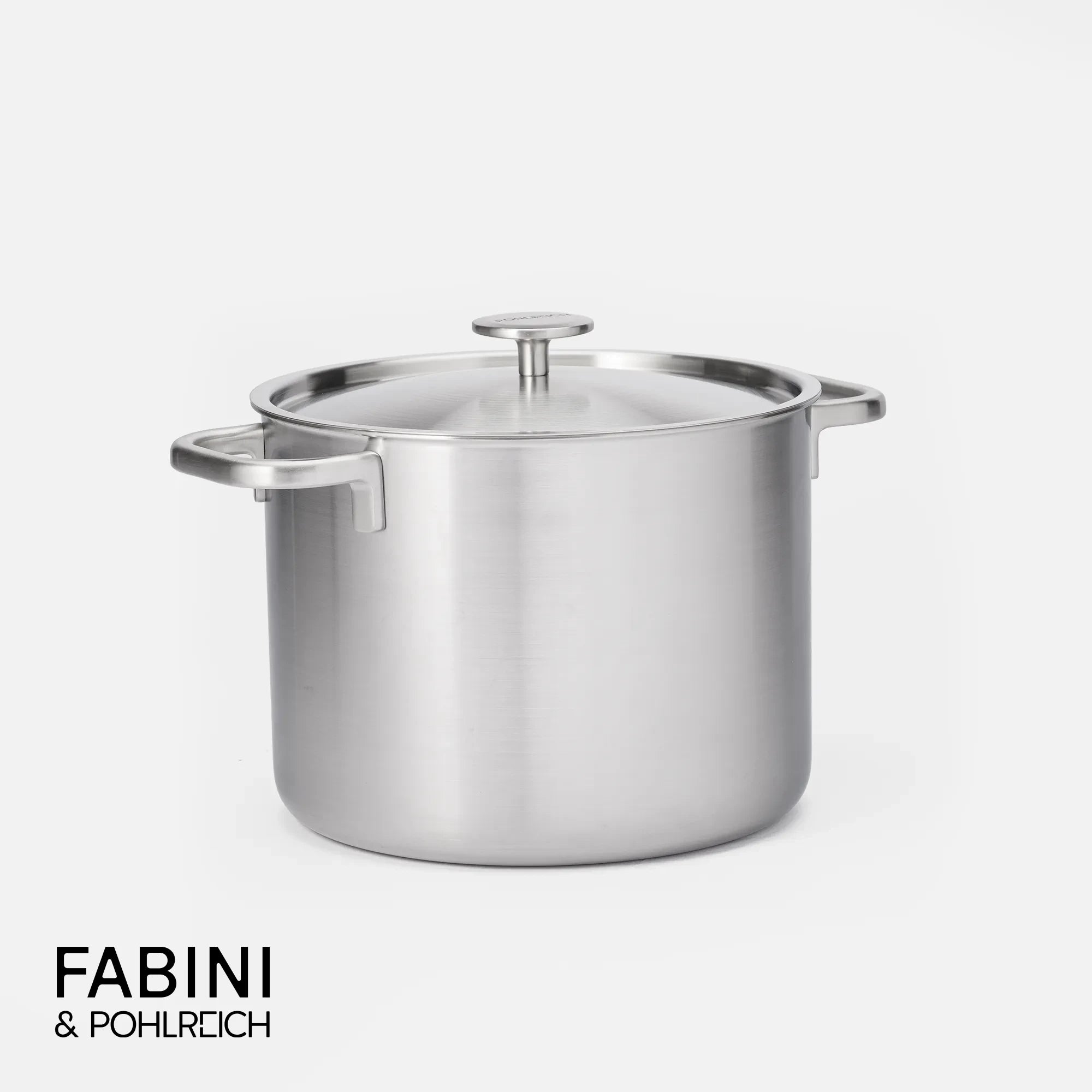 Hrnec FABINI & Pohlreich 2.0, ø 24 cm (8 l) - Nerezový beznýtový hrnec z vícevrstvé nerezové oceli s poklicí