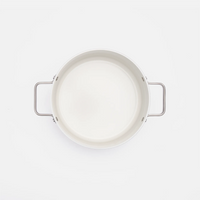 Kastrol Meda 5.0 Standard, ø 24 cm (5,4 l) - Nepřilnavý kastrol s keramickým povrchem s poklicí, krémový
