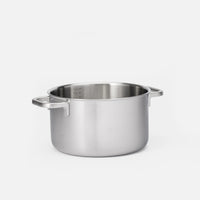 Kastrol FABINI & Pohlreich 2.0, ø 24 cm (5,5 l) - Nerezový beznýtový kastrol z vícevrstvé nerezové oceli s poklicí