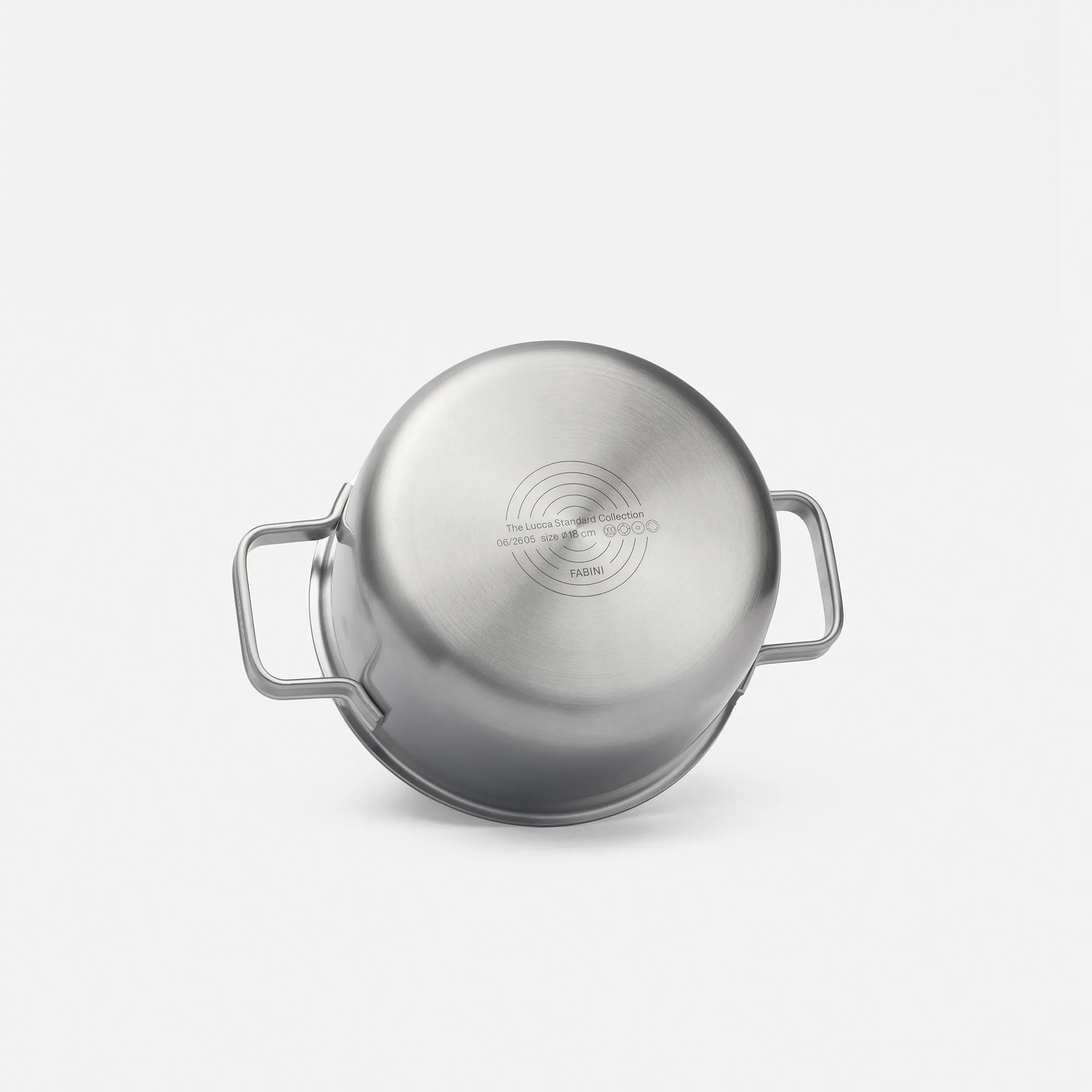 Kastrol Lucca 4.0 Standard, ø 18 cm (2 l) - Nerezový beznýtový kastrol z vícevrstvé nerezové oceli s poklicí