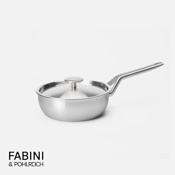 Kónický rendlík FABINI & Pohlreich 2.0, ø 20 cm (1,5 l) - Nerezový rendlík z vícevrstvé nerezové oceli s poklicí