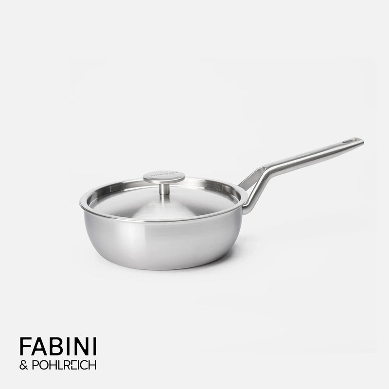 Kónický rendlík FABINI & Pohlreich 2.0, ø 20 cm (1,5 l) - Nerezový rendlík z vícevrstvé nerezové oceli s poklicí