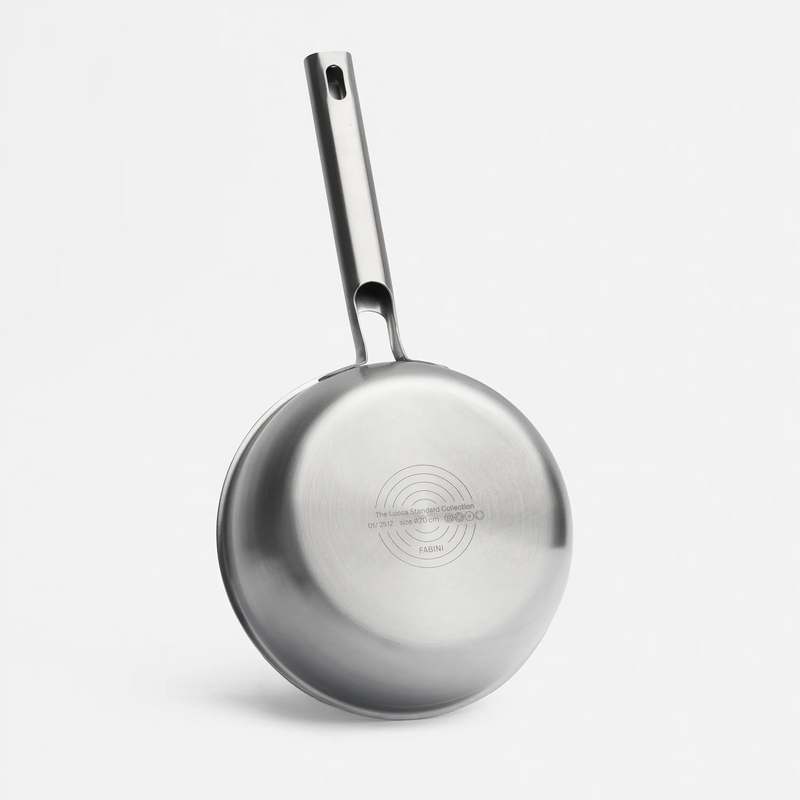 Kónický rendlík Lucca 4.0 Standard, ø 20 cm (1,5 l) - Nerezový beznýtový rendlík z vícevrstvé nerezové oceli s poklicí
