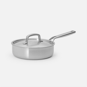 Hluboká pánev Lucca 3.0, ø 24 cm (2,5 l) - Nerezová beznýtová pánev z vícevrstvé nerezové oceli s poklicí