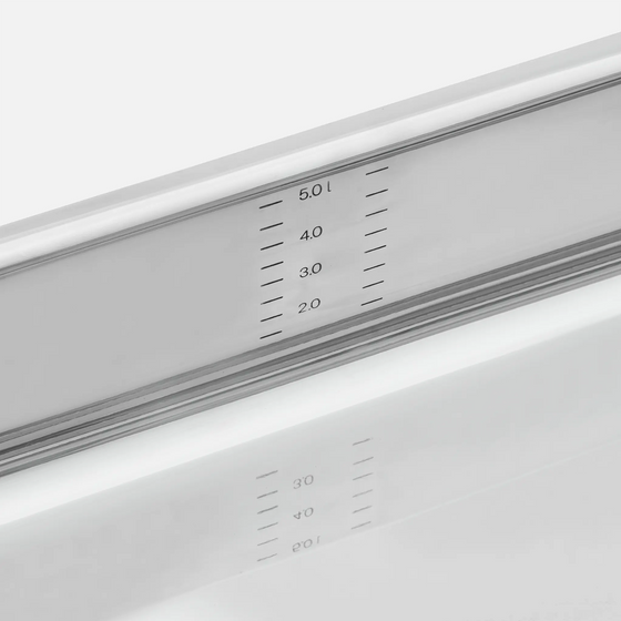 Hranatý pekáč Lucca 4.0 Pro - Nerezový pekáč z leštěné vícevrstvé nerezové oceli s poklopem a roštem