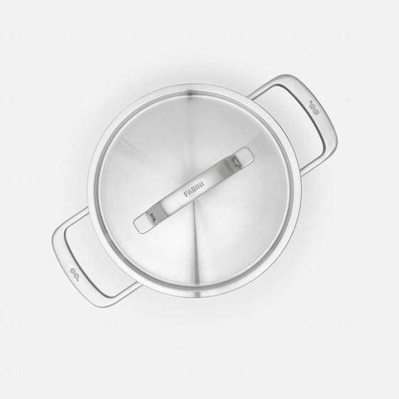 Hrnec Lucca 3.0, ø 20 cm (3 l) - Nerezový beznýtový hrnec z vícevrstvé nerezové oceli s poklicí