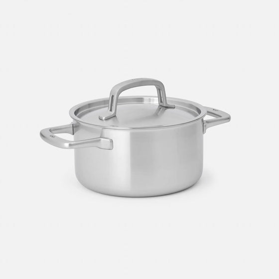 Hrnec Lucca 3.0, ø 20 cm (3 l) - Nerezový beznýtový hrnec z vícevrstvé nerezové oceli s poklicí