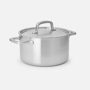 Kastrol Lucca 3.0, ø 24 cm (5,5 l) - Nerezový beznýtový kastrol z vícevrstvé nerezové oceli s poklicí