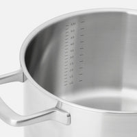 Pokročilá sada nádobí Lucca 3.0, 7 dílů - Nerezové beznýtové nádobí z vícevrstvé nerezové oceli