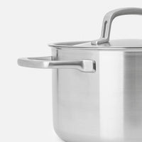 Kastrol Lucca 3.0, ø 24 cm (5,5 l) - Nerezový beznýtový kastrol z vícevrstvé nerezové oceli s poklicí